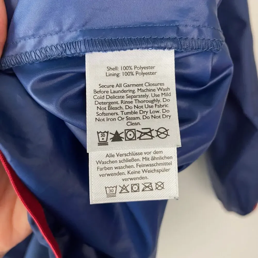 Eddie Bauer Momentum‎ Colorblock Hooded Jacket Lightweight Anorak Size Medium - Picture 7 of 7